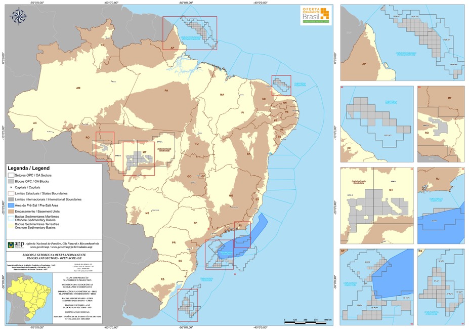 ANP inclui Bacia de Pelotas em leilão de petróleo
